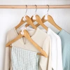 Stackable hanger connection hook, multi-functional stackable clothes hook, home wardrobe storage space hanging hook Specification image